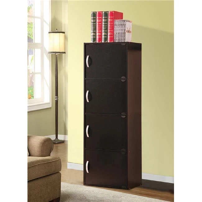Hodedah 4 outlet door cabinet