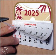2025 MINI STICK-ON WALL CALENDAR - PACK OF 2