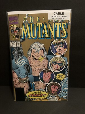 Cable First Appearance the new mutants issue 87-89 And Cable Issue