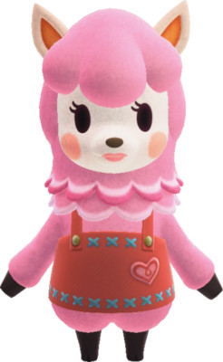 #102 Mini Amiibo Karte für Animal Crossing Reese / Rosina Nintendo Switch