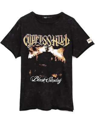 Cypress Hill Schwarz Album Cover Kurzärmeliges T-Shirt Männer