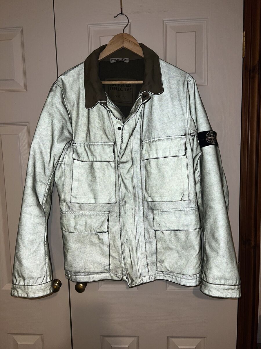 Stone Island Limited Edition antiqued reflective jacket | eBay Stone Island Limited Edition antiqued reflective jacket | eBay