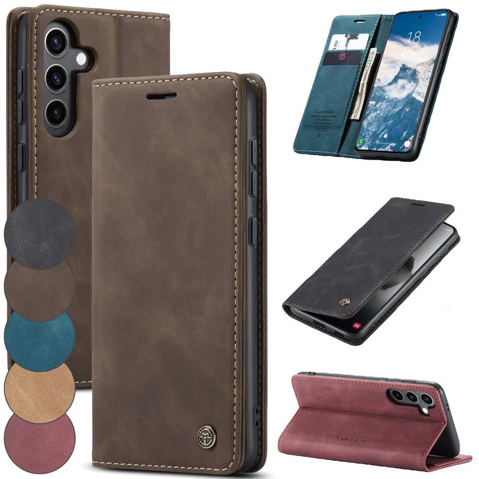 BAGMAXX CASEME Wallet Case für Samsung Galaxy S25 Hülle 013 Series Klappetui Fach Magnet