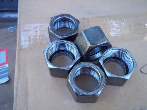 LOT OF 5 GENUINE PARKER O RING FACE METAL HYDRAULIC LINE NUT P/N 16BL-S NUT OD - Picture 4 of 4