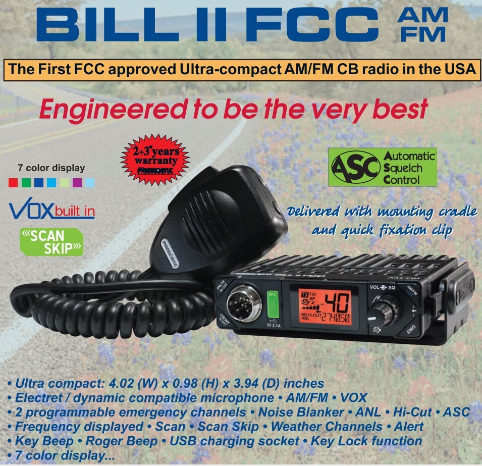Blockieren Vorfall, Ereignis Gehalt cb radio president bill test
