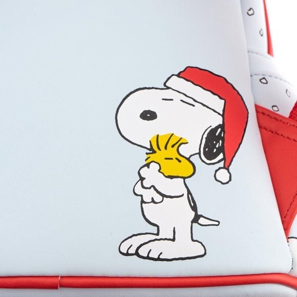 Loungefly Peanuts Snoopy and Woodstock Glow in the Dark Mini Backpack image 5