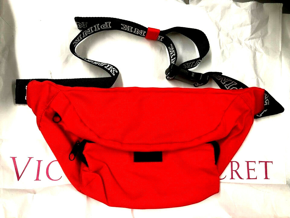 Victoria's Secret PINK Sport Oversized Fanny Pack Belt Bag Red NWT eBay