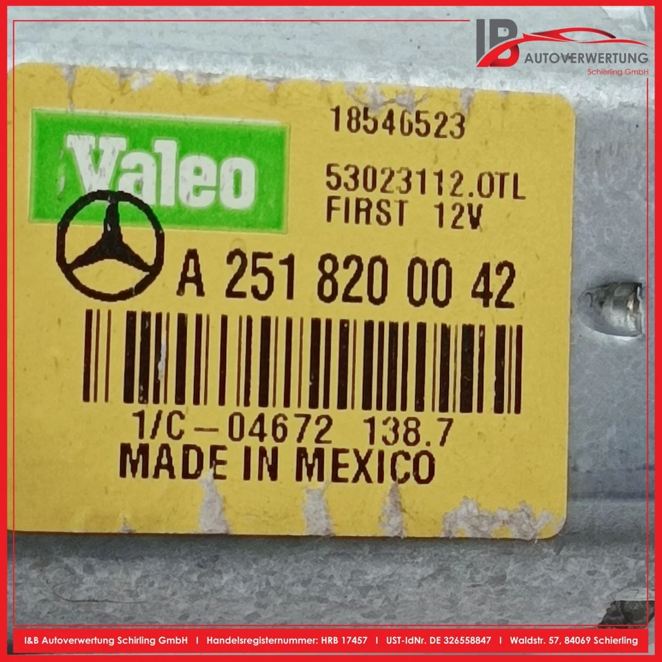 Motor limpiaparabrisas trasero MERCEDES BENZ CLASE R W251 R320 CDI 4MATIC A2518200042 Foto 4 de 4