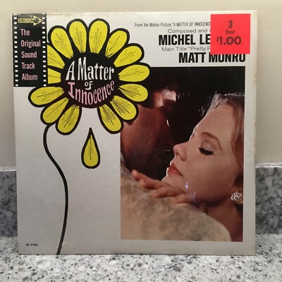 Michel Legrand    A Matter Of Innocence ; 1967 DECCA MONO LP SEALED HOLEPUNCH