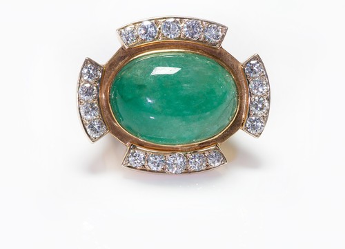 Vintage Emerald \u0026 Brilliant Diamond Cut 