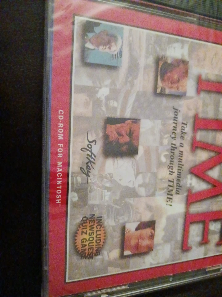 1995 SoftKey Time Magazine Multimedia Almanac CD-Rom,APPLE McIntosh Sealed NEW - Image 2 of 4