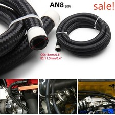 Fuel Hose Line 10ft 8an Braided Nylon Stainless Steel Oil Gas Cpe Usa Fuel Hose Line 10ft 8an Braided Nylon Stainless Steel Oil Gas Cpe Usa