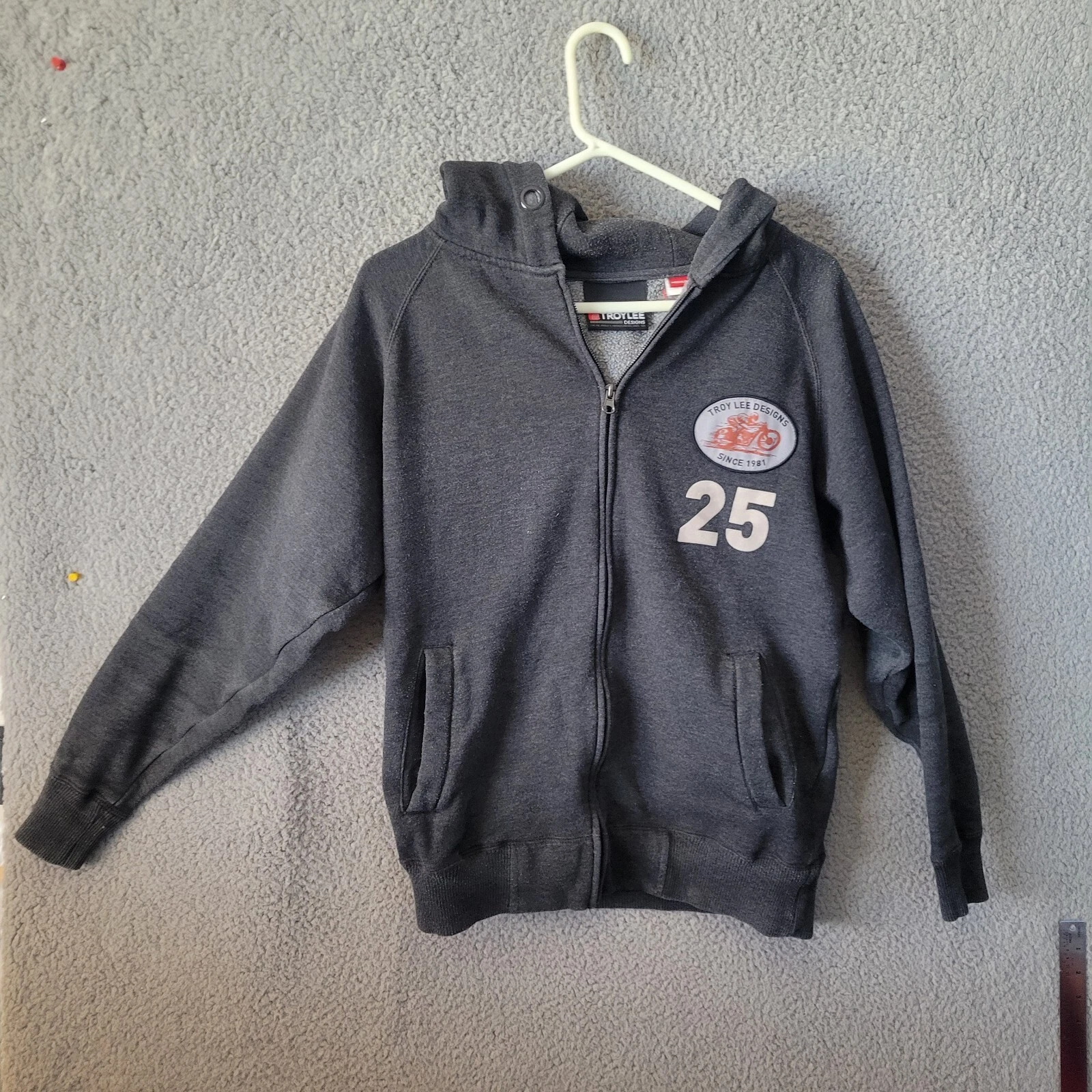Troy Lee Designs Hoodie Mens Medium Black Hoodie 1981 Corona Full Zip