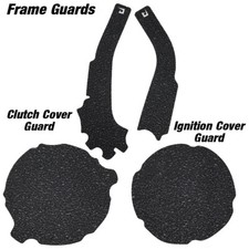 Black Engine & Frame Guards 1995-2002 Kawasaki KX250 Cover Grip Tape KX 250