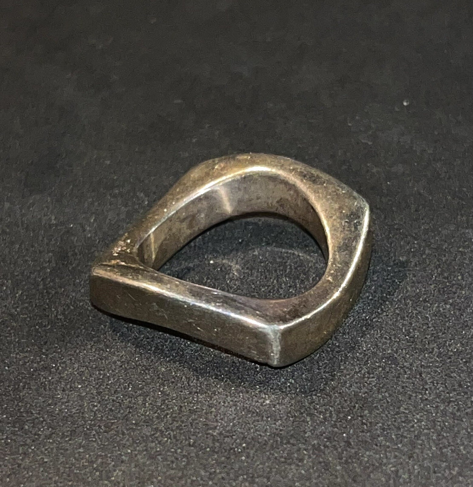 VERSANI ❤️ Perfect Sterling Solid Silver Square W… - image 1