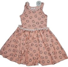 Dot Dot Smile Girls Tank Dress Size 7 Smiley Happy Faces New With Tags