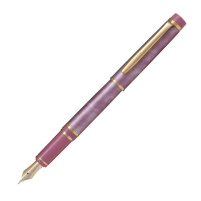 Pilot Grance 14K Fountain Pen Marble Pink Medium Nib FGRC-2MR-MAP-M NEW