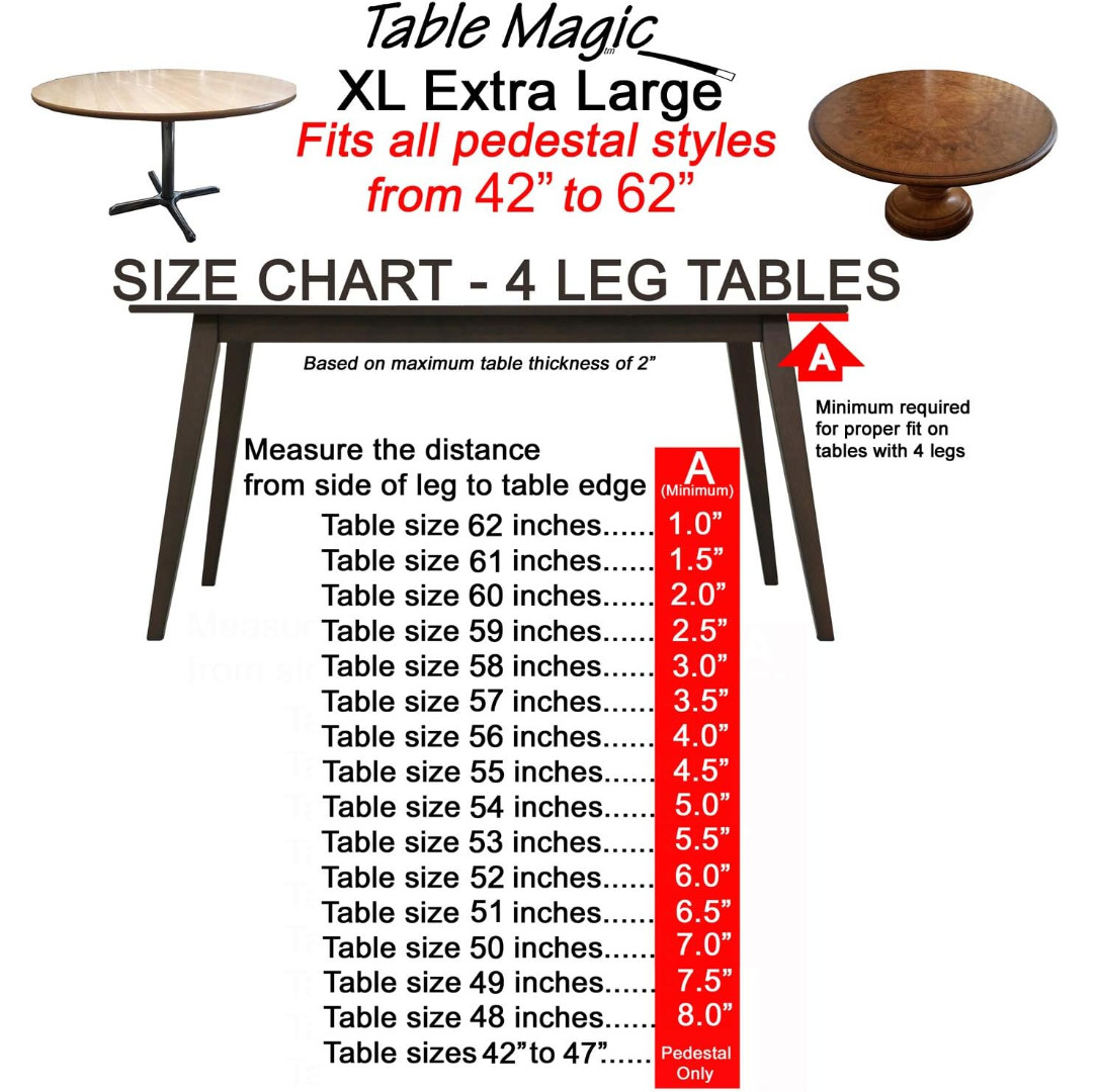 Fitted Table Cloth Round 42"-62" Elastic Edge Fitted Vinyl Table Cover Granite