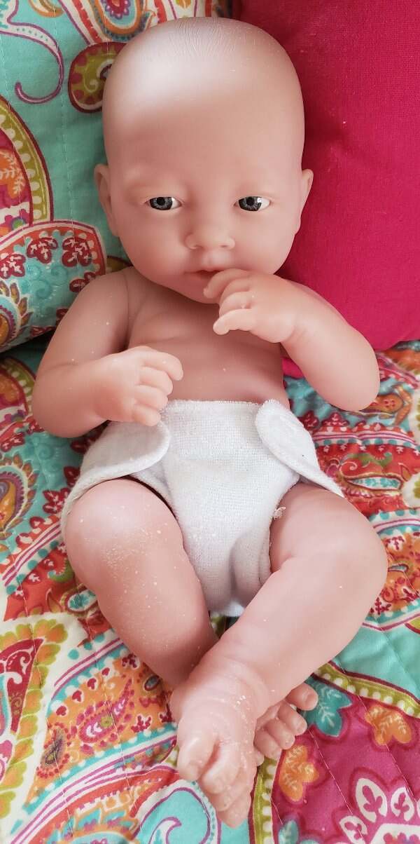 Berenguer Lifelike Realistic Vinyl Newborn Baby Doll Curled Up Posable 12" eBay