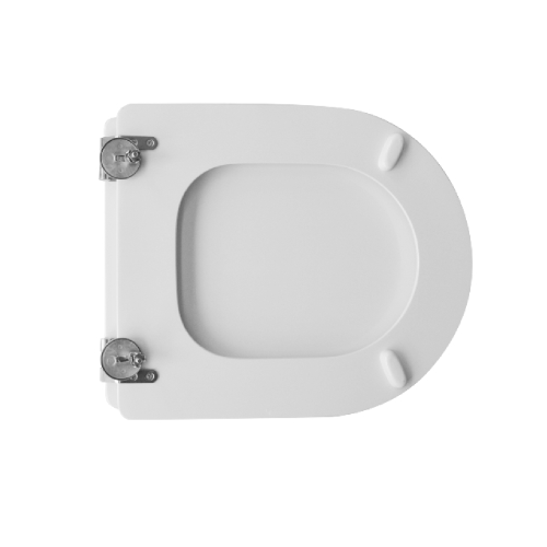 Sedile wc coprivaso per Axa vaso One 39-43,5x34,5 cm copriwater bianco in legno - Foto 2 di 4