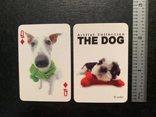 Swap Playing Card MINI DOG Queen of Diamonds ARTLIST COLLECTION One Card Only