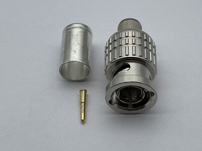Lot of 5 Canare BCP-C5FA 75 Ohm BNC Crimp Connector for L-5CFB & V-5CFB Cable