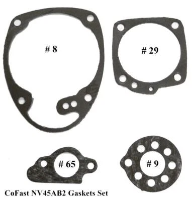 CoFast® 4 High Quality GAFE Gaskets set kit Aftermarket Hitachi NV45AB2 883892