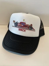 Vintage Formula 1 Hat Fiat 126CK Racing Trucker Hat Black Cap Unworn new