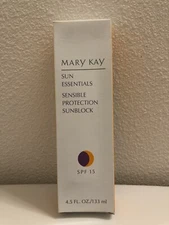 NIB Mary Kay Sun Essentials Ultimate Protection Sunblock SPF 15 4.5 oz