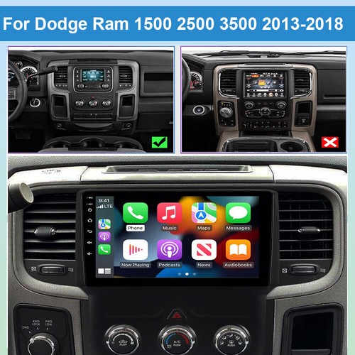 For Dodge RAM 2013-2018 Android 13 Car Stereo Radio GPS NAVI FM Carplay Player - Picture 16 of 17