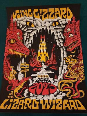 King Gizzard in Tennessee Caverns Poster June 2023 | eBay