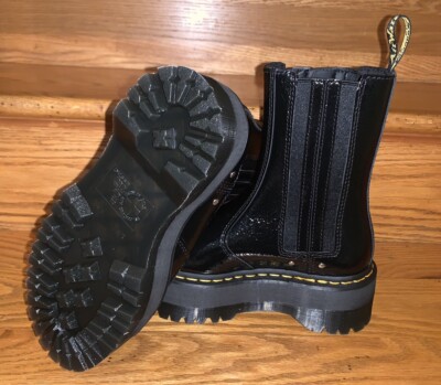 Dr Martens 2976 MAX Platform Boots Woman US 8 Distressed Patent