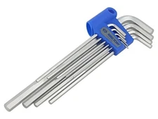 32808MR HEX SET 9 pcs. 1125M - HEX EXTRA LONG 1.5 - 10mm KING TONY