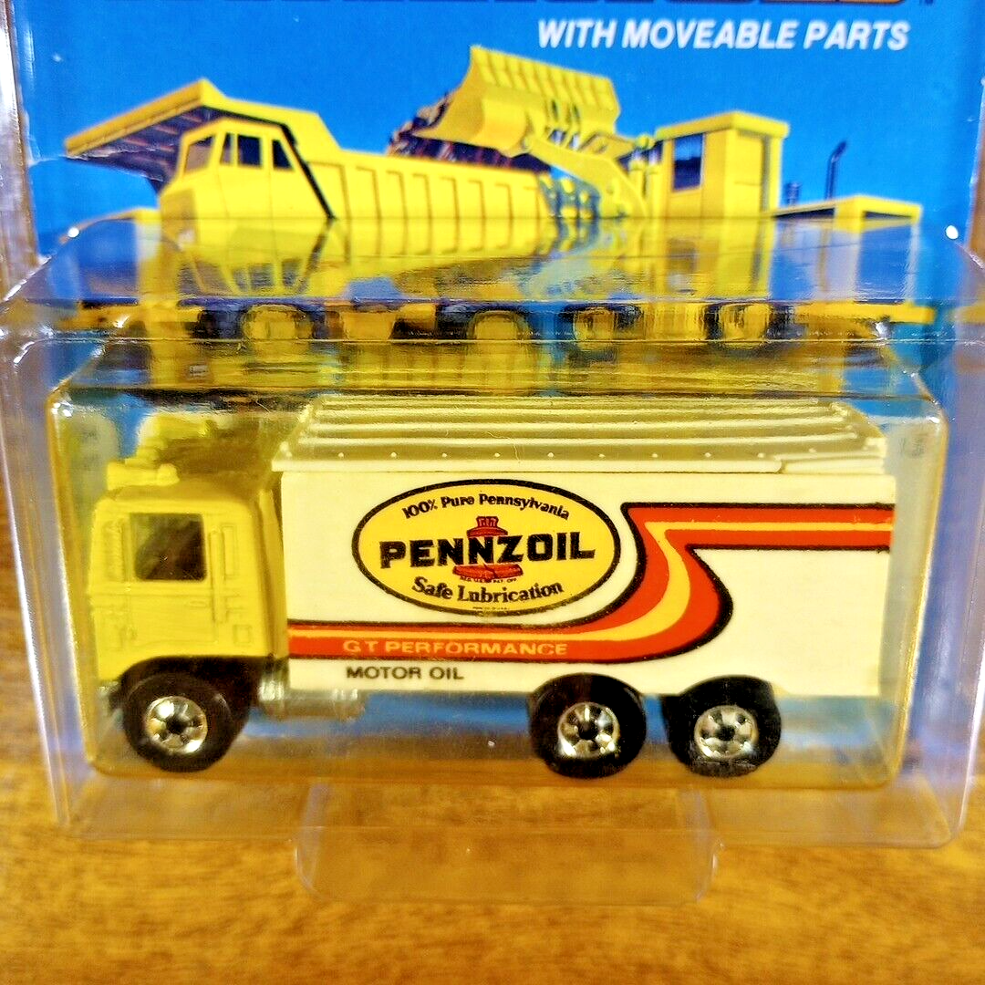 Hot Wheels Workhorses Hiway Hauler Pennzoil Yellow BW