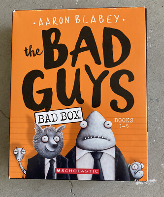 used childrens books the bad guys bad box Aaron Blabey 5 book