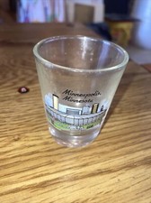 Shot Glass Minneapolis Minnesota Hubert H Humphrey Metrodome