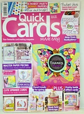 Quick Cards Issue 164 Handmade Paper Cardmaking Ideas Vintage 2017 Magazine ONLY