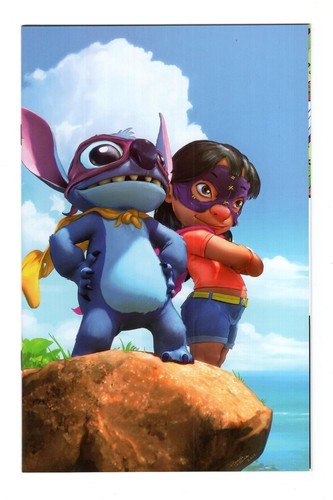 LILO & STITCH #3 TIAGO DA SILVA EXCLUSIVE VIRGIN VARIANT COVER DISNEY LTD 500 - 第 2/13 張圖片