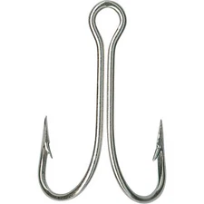 Double Hook - Nickel 4/0