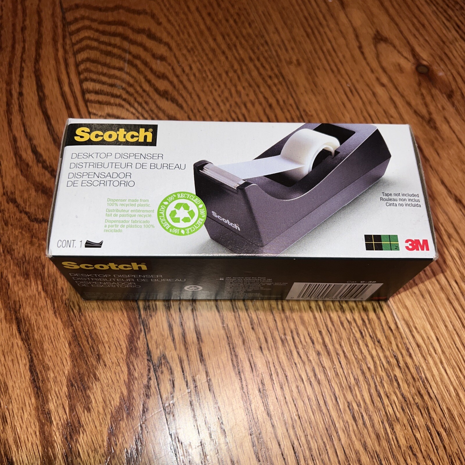 Desktop Tape Dispenser Office Desk Scotch Packaging Cutting Core Holder 1 Pack-image