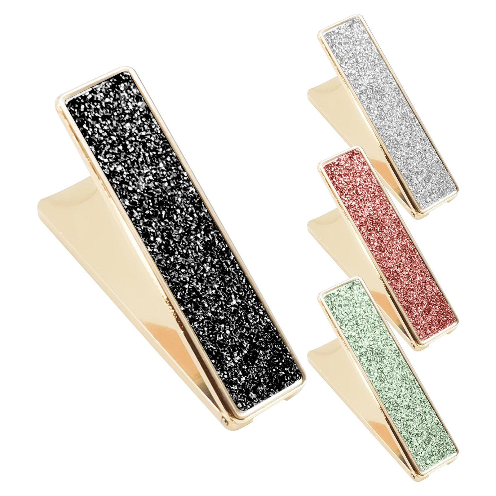 Portable Zinc Alloy Phone Stand with Invisible Sticker for Hands-Free Viewing