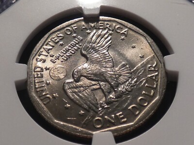 1979-P Susan B. Anthony NGC MS 67 Wide Rim Silky Lustrous PQ GEM