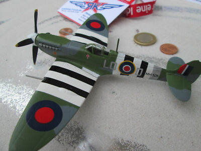 D - Day Spitfire RAF UK. / AVION / Aircraft / Metal 1:72 IXO / Altaya / YAKAIR