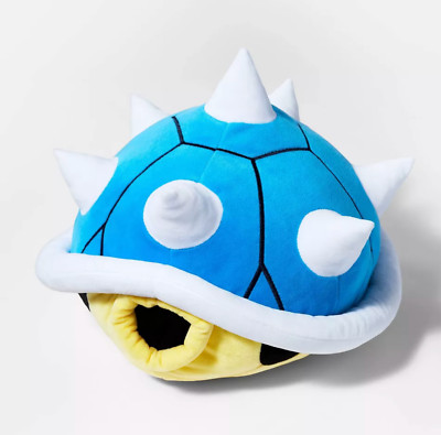Franco Super Mario Blue Spiny Shell Kids Bedding Super Soft Plush Cuddle Pillow