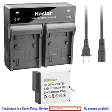 Kastar Battery AC Rapid Charger for Gopro5 GoPro AHDBT-501 AHBBP-501 GoPro HERO