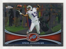 Steve Johnson - Buffalo Bills (NFL Football Card) 2012 Topps Chrome # 74 - Mint