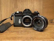  Near Mint   Pentax SMC Takumar 35mm F/3.5 Lens w/ Bonus Spotmatic F SPF Black