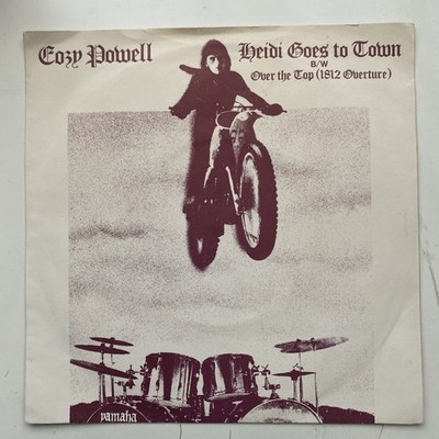COZY POWELL   HEIDI GOES TO TOWN /OVER THE TOP PT 2 UK  ARIOLA CLEAR VINYL