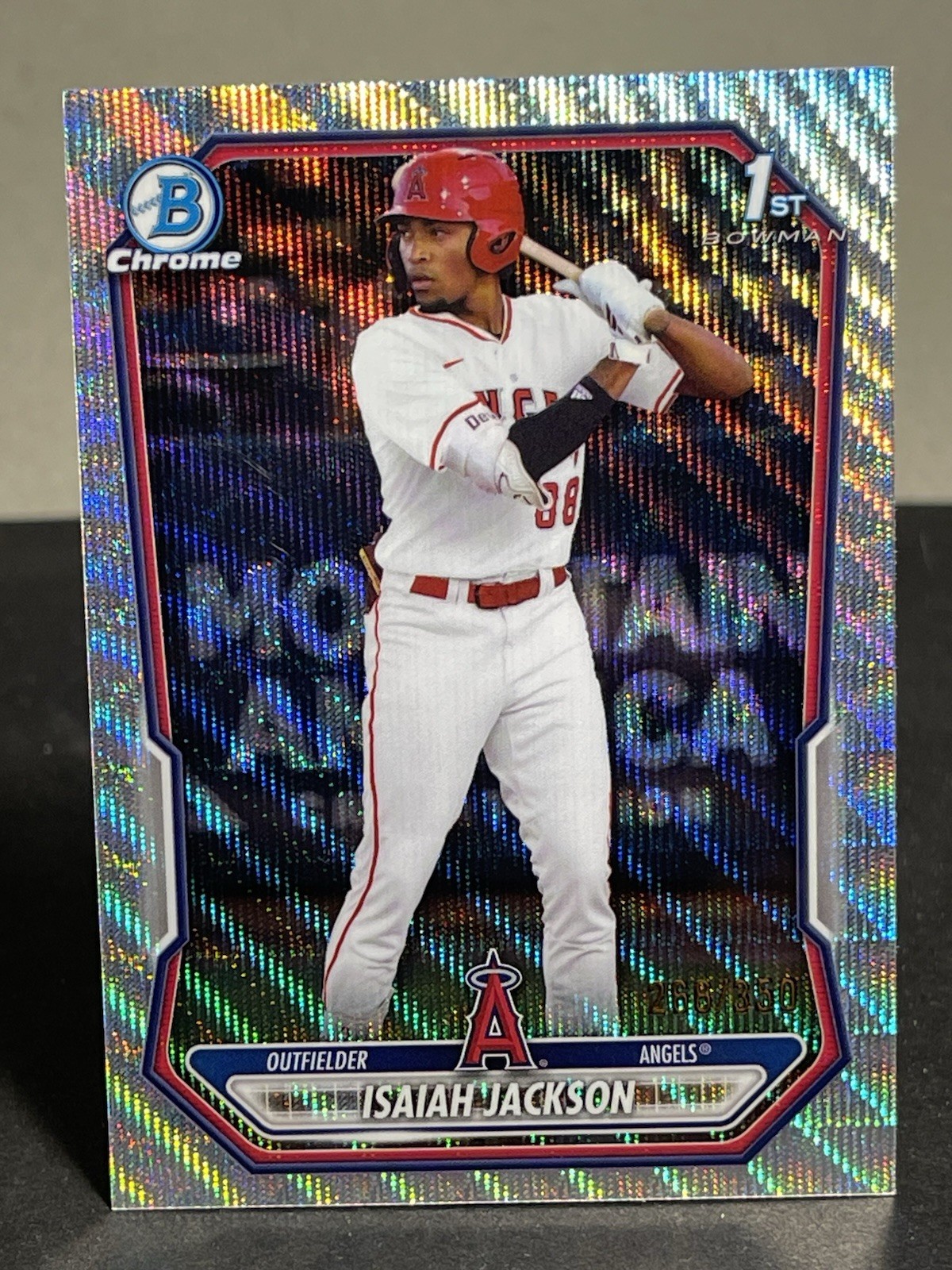 2026 Bowman - Chrome Prospects Isaiah Jackson #BCP-60 Wave Refractor /350