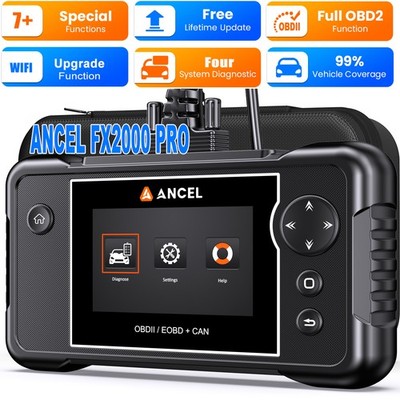 ANCEL OBD2 Scanner FX2000 PRO Car ABS SRS Transmission Engine Diagnostic Tool